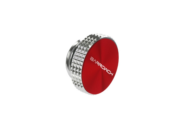 BarrowCH Stop Plug Fitting - Silver/Red
