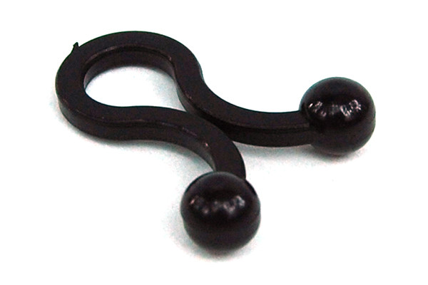Phobya Kabeldriller einfach 3,5-5mm schwarz (5 Stück)