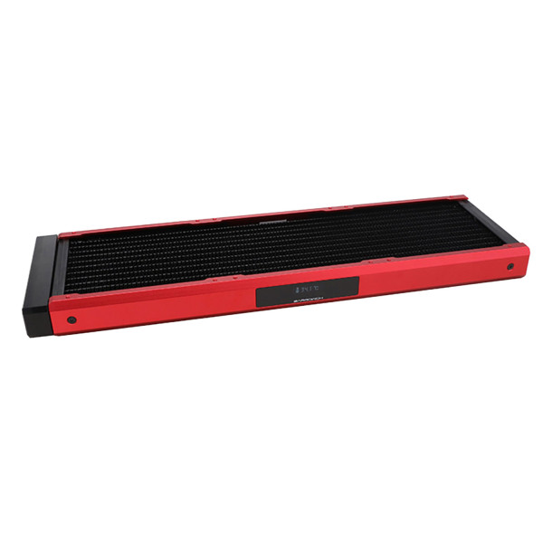 BarrowCH Chameleon Fish series removable 360mm Radiator with display screen POM edition - Blood Red