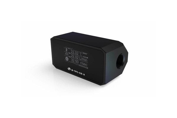 Bykski B-TFC-CS-X Digital Durchflusssensor mit OLED Display - Schwarz