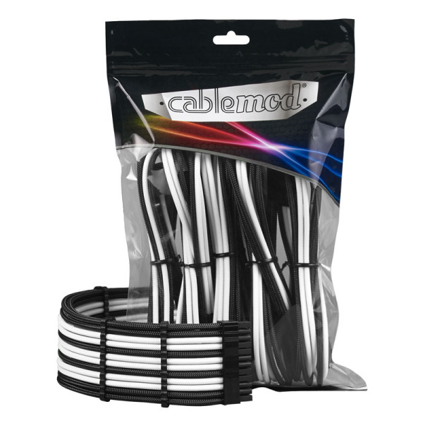 CableMod PRO ModMesh Cable Extension Kit - schwarz/weiß