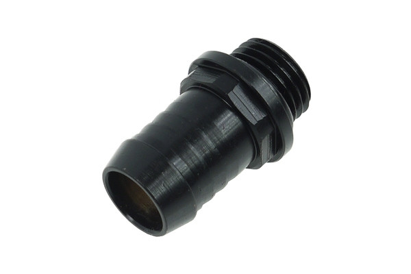 Alphacool HF 13mm (1/2") Schlauchanschluss G1/4 mit O-Ring "FatBoy" - Deep Black