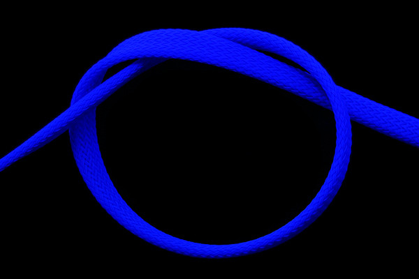 Phobya Flex Sleeve 10mm (3/8") UV-blau 1m