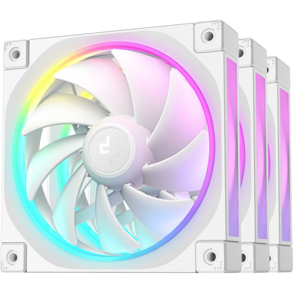 DeepCool FL12, Gehäuselüfter (weiß, 3er Pack, 120 mm)