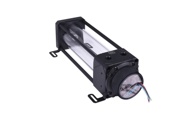 Alphacool Eisbecher Aurora D5 Acetal/Glas - 250mm mit D5 VPP655 PWM Pumpe