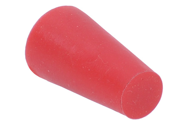 Normstopfen 6 bis 10mm aus PVC - rot
