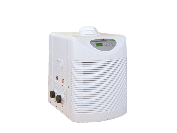 Phobya HE-500 Durchlaufkühler mit Pumpe und Filter – Weiß