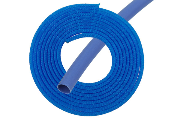 Phobya Simple Sleeve Kit 6mm (1/4") UV-Blau 2m incl. Heatshrink 30cm