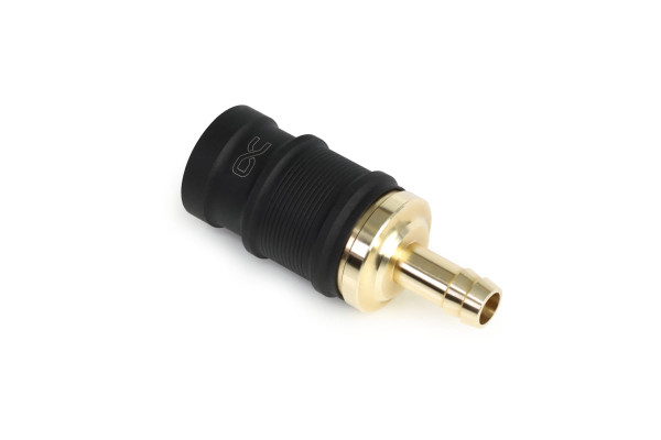 Alphacool ES Quick Release BLH1A PushIn Female with barbed fitting for 12.7/7.6mm