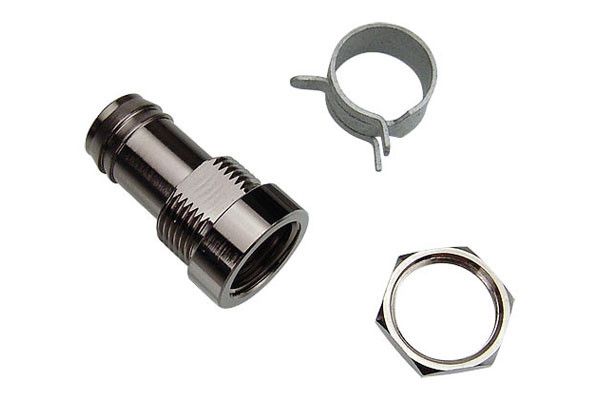 Koolance 10mm (3/8") Schlauchanschluss mit Schottverschraubung G1/4 Aufschraubtülle (IG)