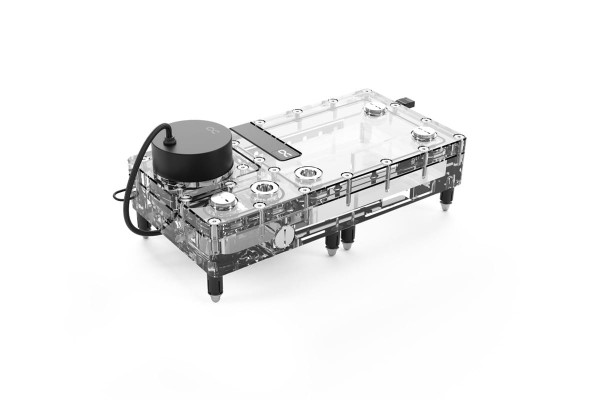 Alphacool Core Flat Reservoir 240 Rechts mit VPP/D5 Apex PWM Pumpe