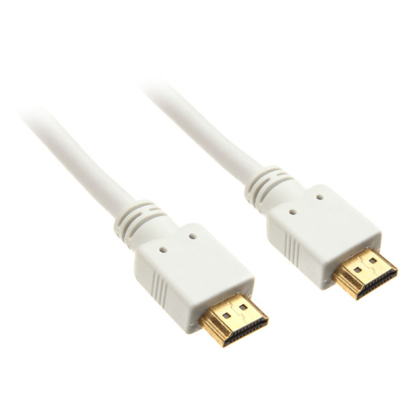 InLine 4K (UHD) HDMI Kabel, weiß - 3m