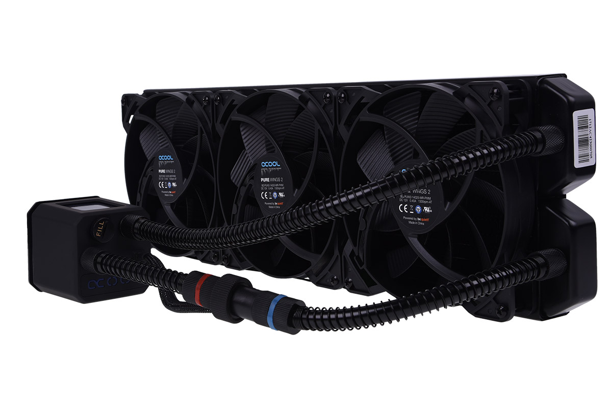 Alphacool Eisbaer 420 CPU - Black, AiO, CPU Kühler, Wasserkühlung