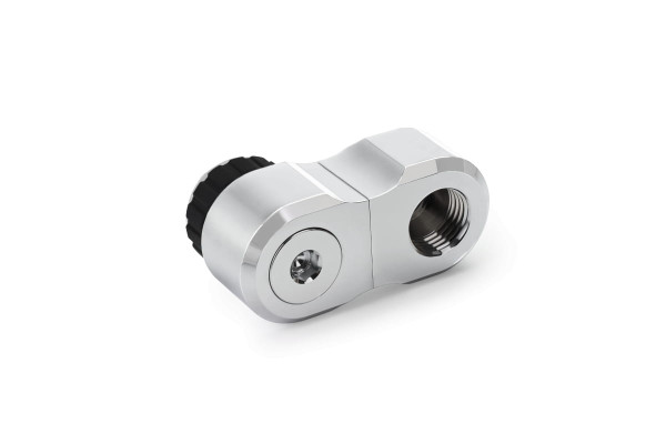 Alphacool Apex Grip offset 27mm 2x 90° OT/IT G1/4 rotatable chrome
