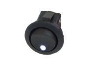 Phobya Wippschalter Rund - LED weiß - 1-polig AN/AUS schwarz (3pin) Phobya Wippschalter Rund - LED weiß - 1-polig AN/AUS schwarz (3pin)