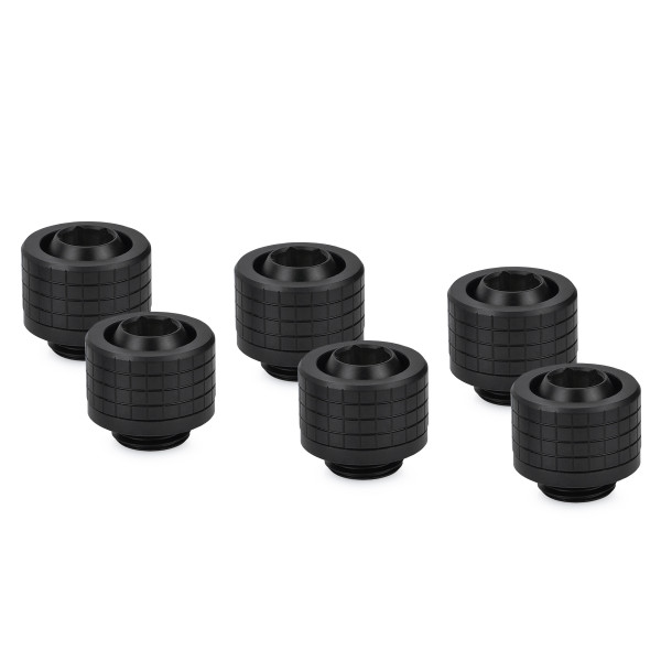 Thermal Grizzly DeltaMate Fitting - ST13 Schwarz (6-Pack)