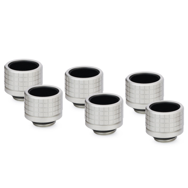 Thermal Grizzly DeltaMate Fitting - HT16 Matt Nickel (6-Pack)