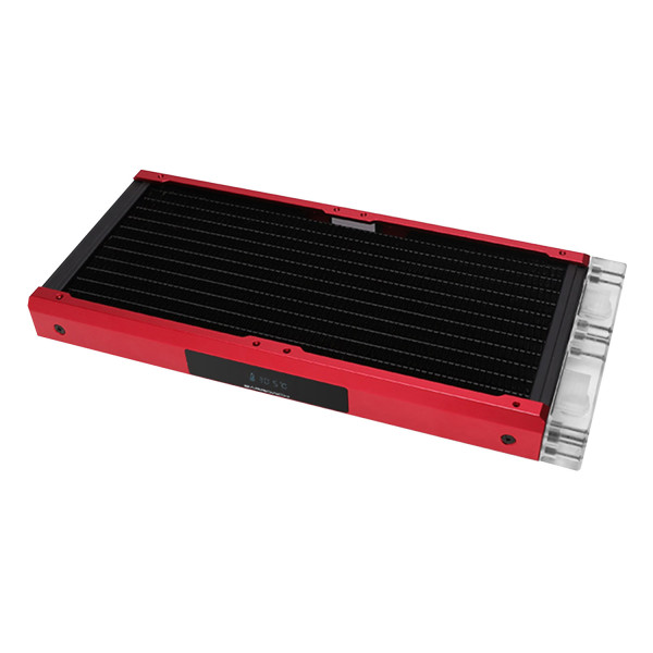 BarrowCH Chameleon Fish series removable 240mm Radiator with display screen PMMA edition - Blood Red