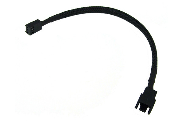 Phobya Adapter 3Pin (12V) auf 3Pin (7V) 20cm - Schwarz