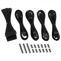 CableMod Classic ModMesh Cable Extension Kit - 8+8 Series - schw