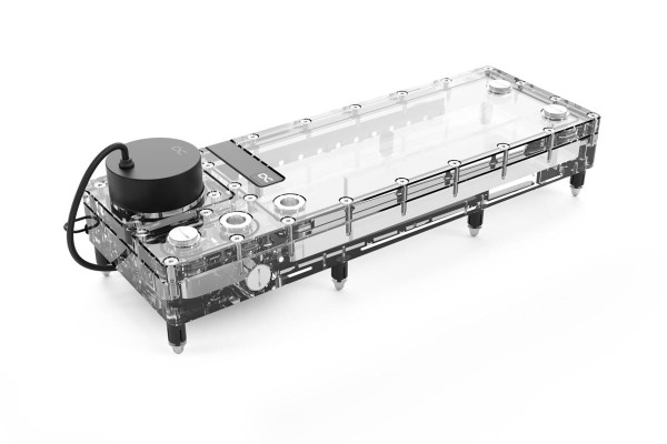 Alphacool Core Flat Reservoir 360 Rechts mit VPP/D5 Apex PWM Pumpe