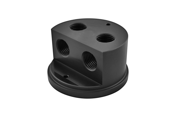 Singularity Computers Protium Quad Port Cap, Deckel für Ausgleichsbehälter - Acetal, schwarz